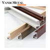 Yandi Venta caliente personalizado 6061 6063 marco de aluminio extruido fabricante de perfiles superficie anodizada