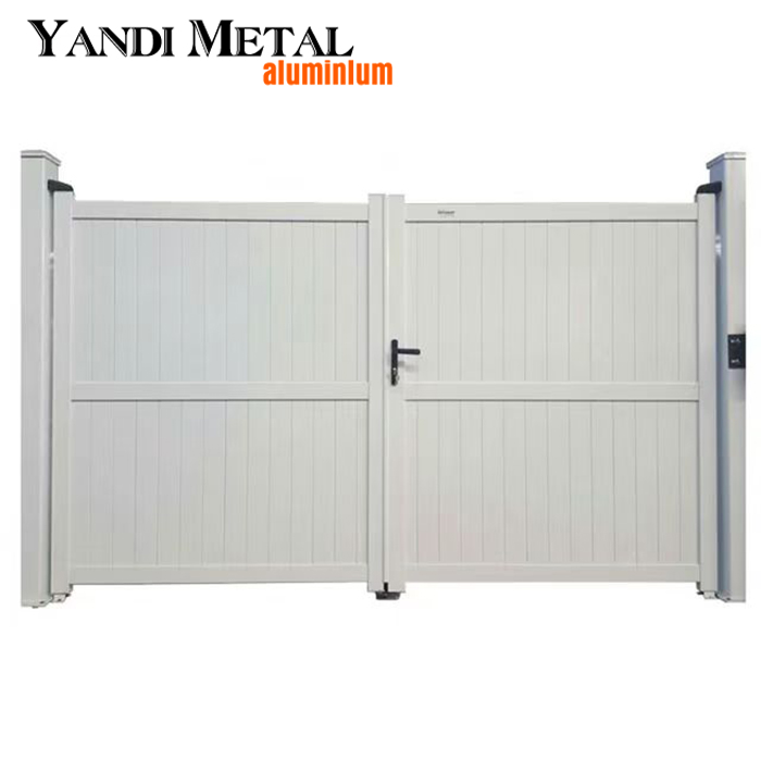 Puertas exteriores directas de fábrica para patio delantero, puertas de aluminio plegables corredizas eléctricas de diseño moderno