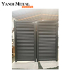 Perfil de aluminio personalizado para valla de tira de aluminio de privacidad Panel de valla de rejilla de aluminio horizontal