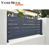 Valla de aluminio para jardín, panel con valla vertical de listones de calidad duradera, precio de fábrica, seguridad personalizada