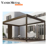 Sistema Exterior Jardín Patio terraza Actividad de cubierta Pabellón orientable eléctrico impermeable Lamas bioclimáticas Pérgola de aluminio