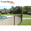Fabricante de nuevos paneles de valla de aluminio de diseño moderno para vallas de aluminio de seguridad para jardín y patio trasero