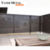 Valla de jardín decorativa de gran venta, valla metálica de aluminio, fabricación personalizada duradera de alta calidad de Yandi
