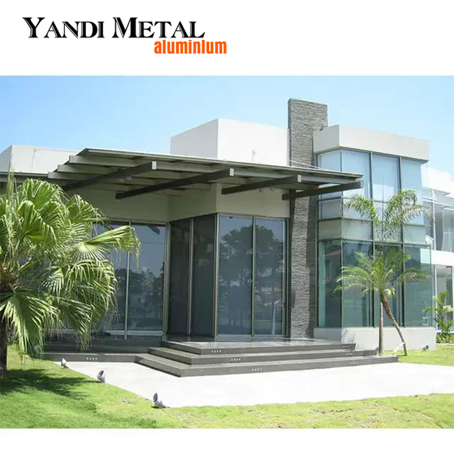 Barra de rotura en caliente Topwindow, perfil sin marco, vidrio de aluminio y muro cortina de aluminio