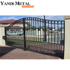 Puerta de valla soldada de aluminio y metal para exteriores, puerta de aluminio para entrada exterior de seguridad con pintura en polvo para el hogar y Villa