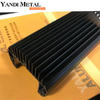 Perfiles industriales del disipador de calor de extrusión de aluminio al6063 t5 fabricante de aletas de enfriamiento, disipador de calor con aletas de aluminio OEM