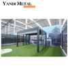 Balcón al aire libre, patio trasero, casa de vidrio templado de aluminio, jardín de invierno, terraza acristalada
