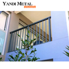Las barandillas de cerca de aluminio de nuevo diseño están hechas a medida para balcones de aluminio y balcones de escaleras de cualquier tamaño.