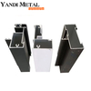 Marcos de material de alta calidad para puertas y ventanas anodizados 6063 Fabricante de perfiles de extrusión de aluminio personalizados