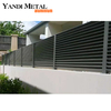 Valla exterior automática de aluminio directa de fábrica para patio 6063/6061/6005/6060 T5 valla de aluminio