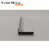 Fabricante de perfil extruido de aluminio personalizado 6063 T5 de Fram de gran venta con superficie anodizada