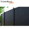 Venta caliente, material de listón privado compuesto barato para jardín, valla de tablero extruido de madera, tablero de plástico de madera, marco de aluminio, conjunto para exteriores