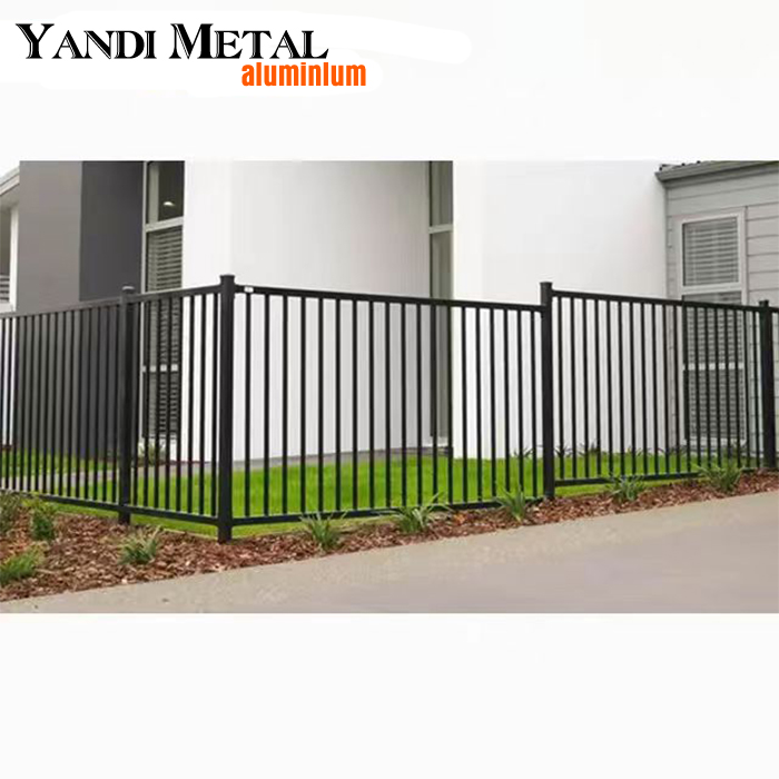 Panel de rejilla para exteriores, valla de listones de privacidad de seguridad de aluminio elegante, valla decorativa de aluminio para jardín