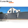 Fabricantes Yandi, placa de valla de aluminio de nuevo diseño, placa de valla de jardín, placa de valla de metal barata de aluminio