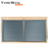 Perfil de aluminio personalizado para valla de tira de aluminio de privacidad Panel de valla de rejilla de aluminio horizontal