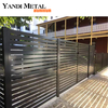 Valla de listones de diseño de fábrica de aleación de aluminio