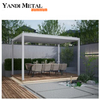 Pérgola personalizada para jardín bioclimático moderno, pérgola manual de aluminio 6×4, toldo de control remoto, pérgola para exteriores