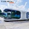 Casa prefabricada Cama cápsula espacial Cabaña de hotel Casa modular prefabricada Cápsula de camping Familia de contenedores Casa cápsula pequeña plegable