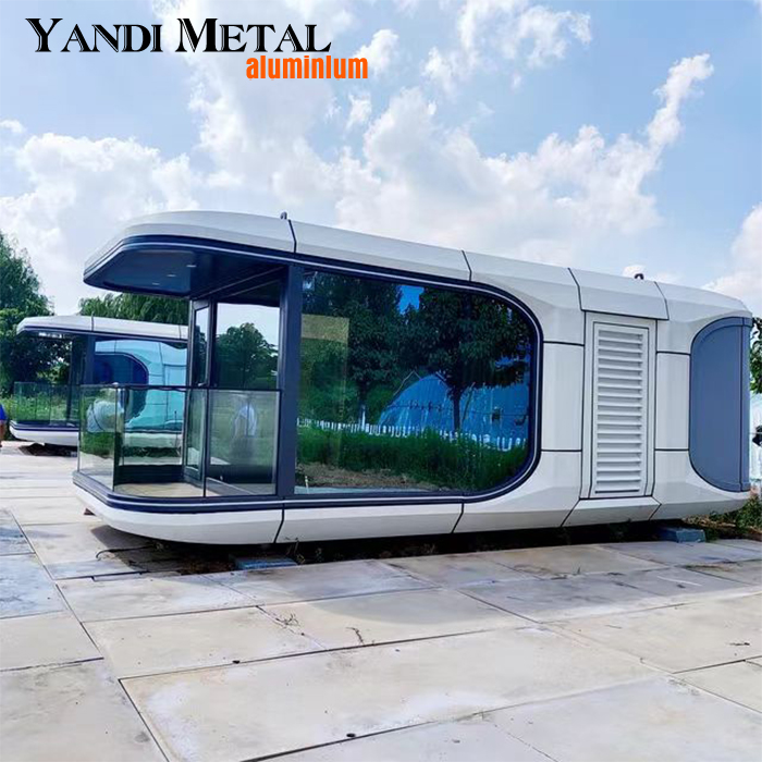 Casa prefabricada Cama cápsula espacial Cabaña de hotel Casa modular prefabricada Cápsula de camping Familia de contenedores Casa cápsula pequeña plegable