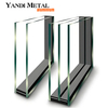 Muro cortina de vidrio industrial de construcción personalizado, ventanas y puertas aislantes de vidrio aislante