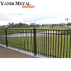 Lámina de aluminio de seguridad australiana Valla de seguridad negra para piscina Valla de piscina de aluminio negro Valla de listones horizontales para piscina