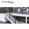 Barandilla exterior de escalera metálica de aluminio de seguridad Barandilla de panel Barandilla de aluminio cubierta de barandilla de escalera