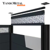 Piscina de jardín decorada con paneles de valla de aluminio compuesto de aluminio Yandi
