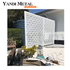 Pantalla exterior de metal cortada con láser Panel de pantalla de metal Valla decorativa de panel de jardín Pantalla de corte láser de aluminio