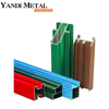 Perfiles extruidos de aluminio al por mayor de fábrica 6063 6061 Perfiles extruidos de aluminio de Yandi