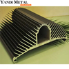El radiador del automóvil con forma de girasol 6061 extruyó perfiles de aluminio perfil de aleación de aluminio del disipador térmico