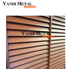 Sistema de valla de rejilla de aluminio de metal para jardín Valla de rejilla de aluminio duradera Paneles de valla de listones de rejilla personalizados