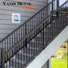 Las barandillas de cerca de aluminio de nuevo diseño están hechas a medida para balcones de aluminio y balcones de escaleras de cualquier tamaño.