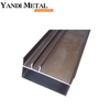Marcos de material de alta calidad para puertas y ventanas anodizados 6063 Fabricante de perfiles de extrusión de aluminio personalizados