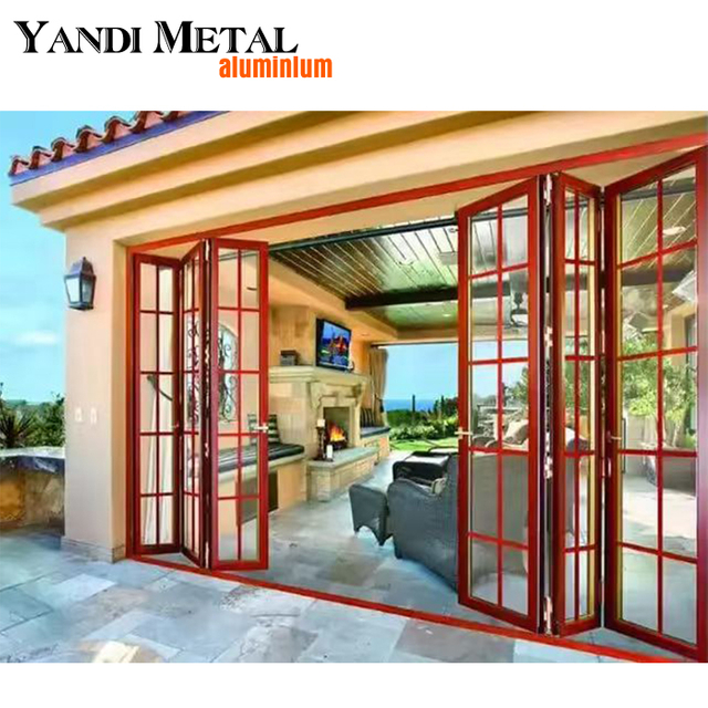 Aislamiento de aluminio de encargo del aluminio de la puerta plana francesa del hogar del aislamiento de la fábrica caliente