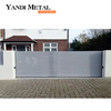 Las últimas puertas exteriores, puertas giratorias automáticas de aluminio y metal privado, puertas de aluminio para entrada de casas
