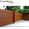Valla exterior automática de aluminio directa de fábrica para patio 6063/6061/6005/6060 T5 valla de aluminio