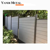 Valla de listones ensamblada impermeable para patio y jardín de nuevo diseño, privacidad de seguridad, valla metálica de aleación de aluminio, valla tipo Louvre
