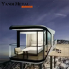 Casas prefabricadas personalizables con modernas estructuras modulares prefabricadas de acero móviles que respaldan las casas cápsula espaciales de los hoteles