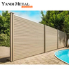 Casa con patio y jardín de alta calidad decorada con valla de seguridad para jardín privado de WPC resistente a los rayos UV
