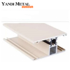 Precio marco de la más alta calidad perfil de aluminio extruido personalizado 6063 T5 material anodizado perfil de aluminio