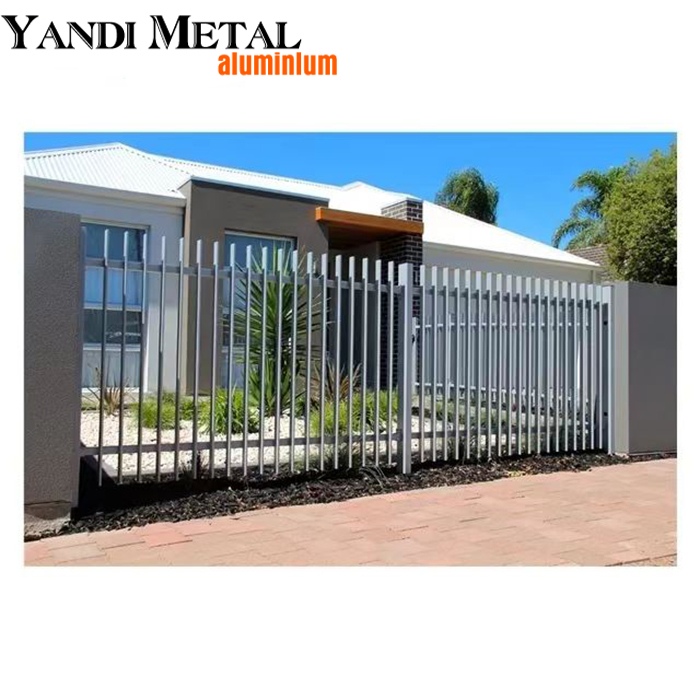 Nuevo Valla de hoja de aluminio de segunda mano para privacidad del hogar, valla compuesta para exteriores, valla de aluminio