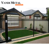 Venta caliente de listones horizontales anodizados con recubrimiento en polvo personalizados para exteriores para paneles de valla de aluminio para piscina