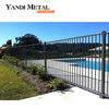 Fabricantes Yandi, placa de valla de aluminio de nuevo diseño, placa de valla de jardín, placa de valla de metal barata de aluminio
