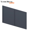 Yandi Factory suministra directamente paneles de valla de tiras de aluminio para exteriores para vallas de aluminio de jardines privados