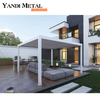 Pérgola con techo de rejilla personalizada, dosel para jardín, pérgola para exteriores, pérgola eléctrica de aluminio