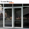 Barrera de aluminio abatible y deslizante doble plegable para patio panorámico exterior personalizado de fábrica popular