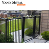 Puerta de aluminio soldada con autógena vendedora caliente del panel de la cerca de la puerta de aluminio de la familia de la entrada de desplazamiento de la villa de la aislamiento