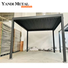 Sombra de aluminio de la pérgola del techo del metal de la pérgola del control del viento de la protección solar al aire libre