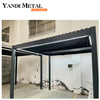 Pérgola y cenador impermeables al aire libre de aluminio eléctricos al aire libre de la pergola de la pérgola moderna de encargo