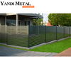 Nueva valla metálica de aluminio, valla de placa de aluminio de diseño moderno, valla de placa de aluminio de alta calidad